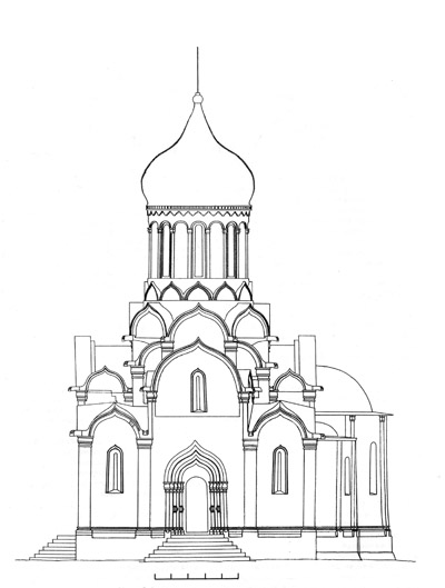 Спасский собор (южный фасад). Реконструкция автора.