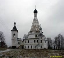  ,  .   (. XVI ) // Stupino region, Gorodnya village. Voskresensky church (end 16th c.)