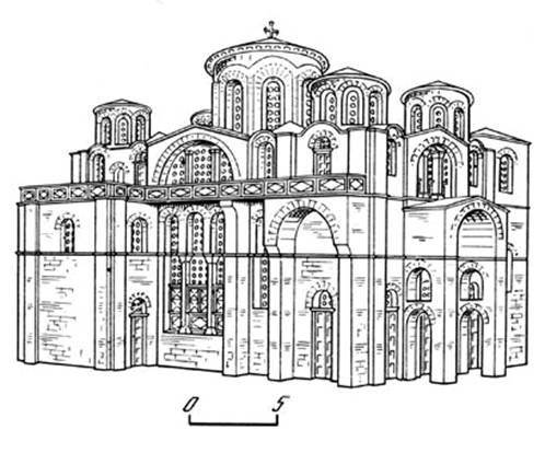 Константинополь. церковь Богородицы монастыря Липса (реконструкция А. Миго)