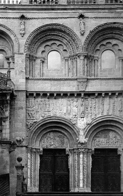 Фрагмент декора собора Сантьяго в Компостела (Compostela), регион Галиция (Galicia), Испания.