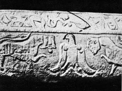 Фрагмент декора надгробия X–XI вв. в ауле Кала-Корейш, Дагестан.