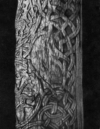 Column found in Novgorod.