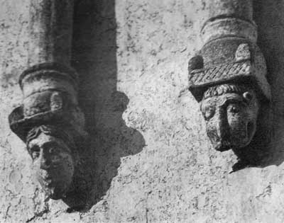 A fragment of decoration of the Church of the Intercession on the Nerl.
