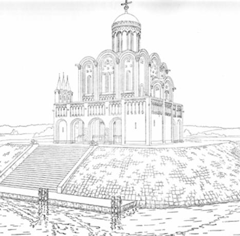The Church of the Intercession on the Nerl. Reconstruction Bagnava.