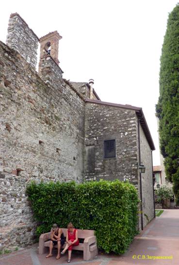 The Church Of Santa Maria Maggiore, Garda, Sirmione, Italy.