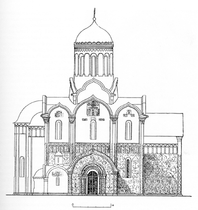St. George's Cathedral. Reconstruction Voronin.
