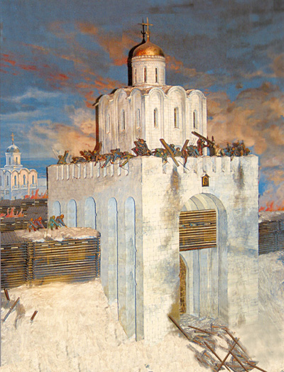 The Golden gate. Reconstruction of the author (option).