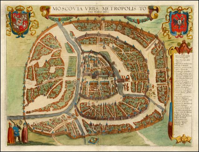 «Сигизмундов план» Москвы. 1618 год.