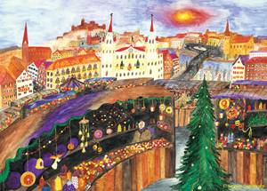 Sergey Zagraevsky. 12 months. December, the Christmas market in Germany