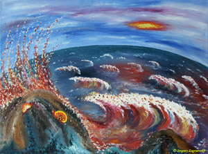 Painter Sergey Zagraevsky SEA SNAILS IN NETANYA