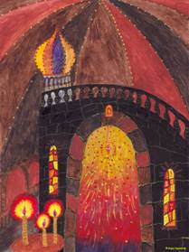 Sergey Zagraevsky
THE AEDICULE IN THE HOLY SEPULCHRE
24x18 wat.col.
2012

