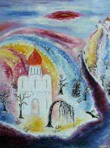 Sergey Zagraevsky INTERCESSION CHURCH ON THE NERL
8060 oil, canvas
2002


