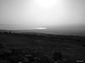 View at Kineret from Golan Heights