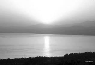 Sunset at Kineret lake