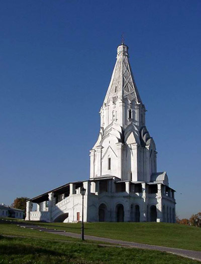 The Church of the ascension in Kolomenskoye.