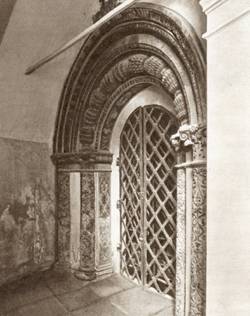 The portal of the Cathedral of the Chudov monastery in Moscow (1501).