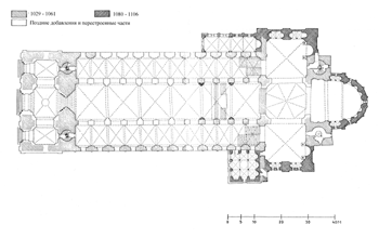 Cathedral in Speyer. Plan.